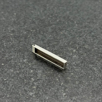 Sterling Silver Bar Pendant Blank