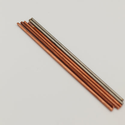 Brass/Copper/Steel Handle Pins 1/8" (Choose one material type) - Patrick Adair Supplies