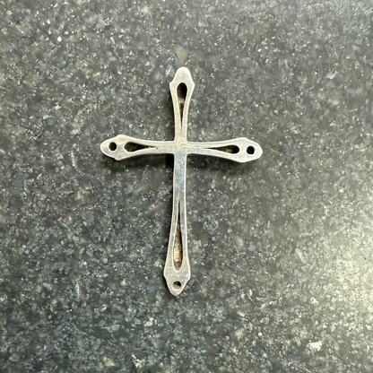 Cross Pendant Blank - Gracepoint - Sterling Silver - Patrick Adair Supplies