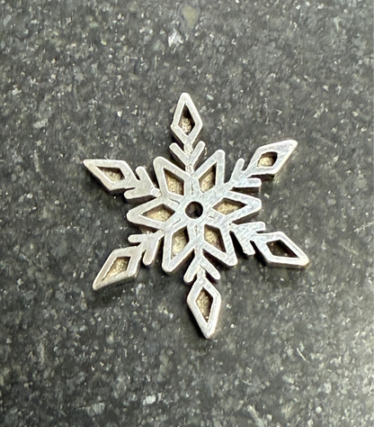 Snowflake Pendant - Sterling Silver - Pre-Order