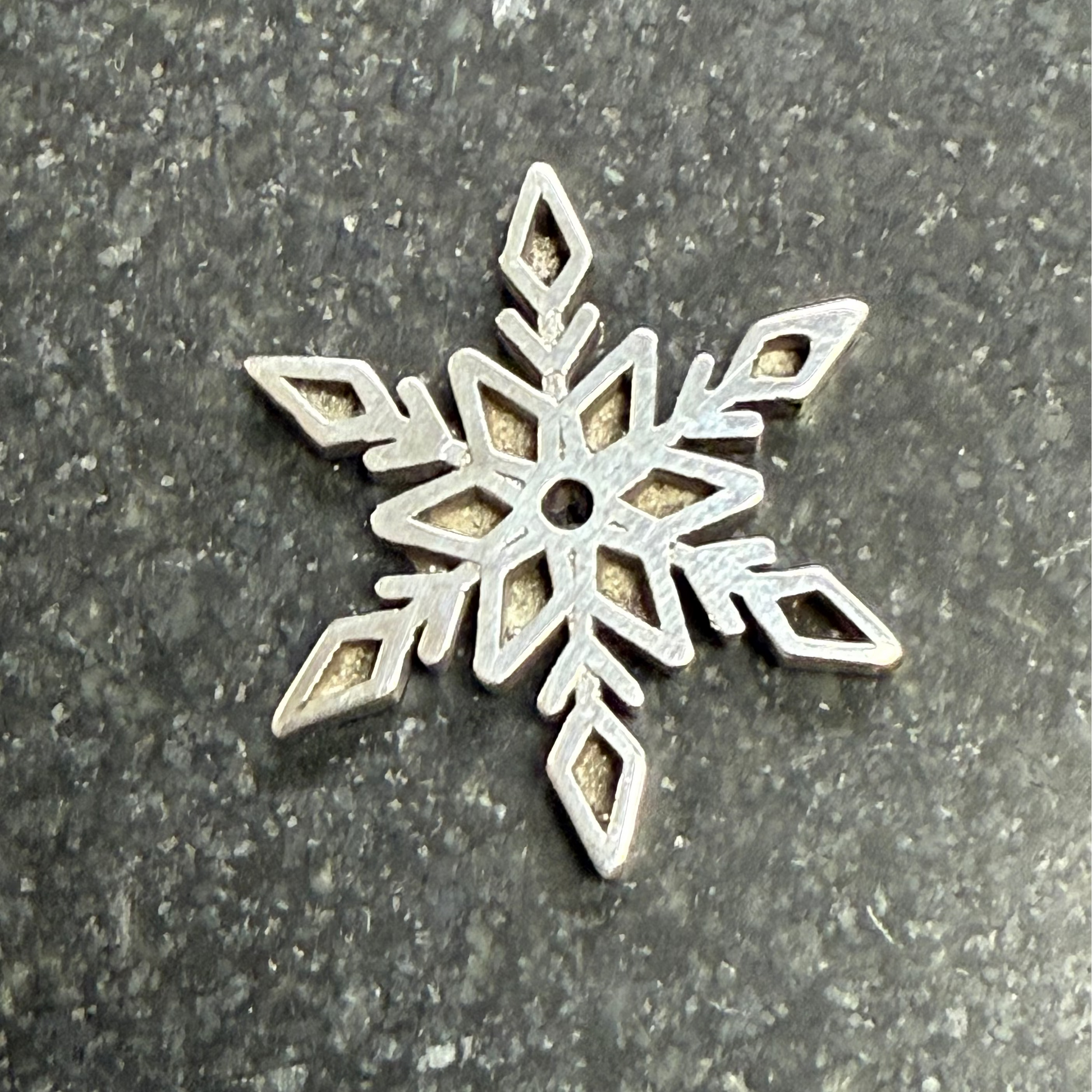 Snowflake Pendant - Sterling Silver - Patrick Adair Supplies