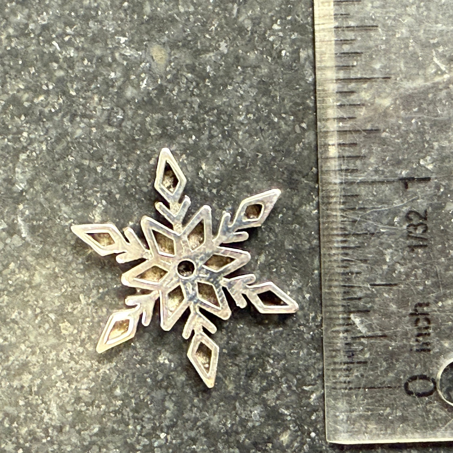 Snowflake Pendant - Sterling Silver - Patrick Adair Supplies