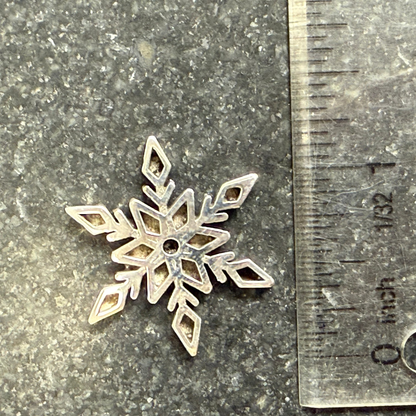 Snowflake Pendant - Sterling Silver - Patrick Adair Supplies
