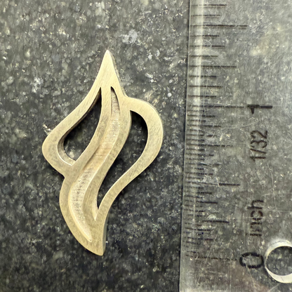 Colorfall Pendant Blank - Sterling Silver - Patrick Adair Supplies