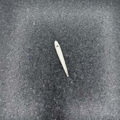 Halley's Comet - Pendant Blank - Sterling Silver