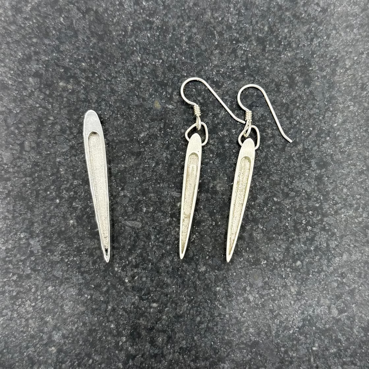 Halley's Comet - Earring Blanks - Sterling Silver