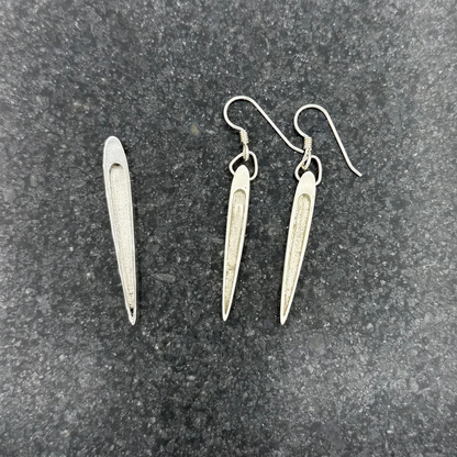 Halley's Comet - Earring Blanks - Sterling Silver