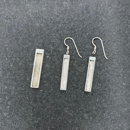 Bar - Atlas' Pillar - Earring Blanks - Sterling Silver - Patrick Adair Supplies
