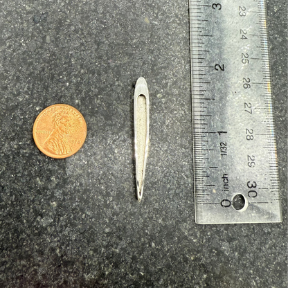 Halley's Comet - Pendant Blank - Sterling Silver