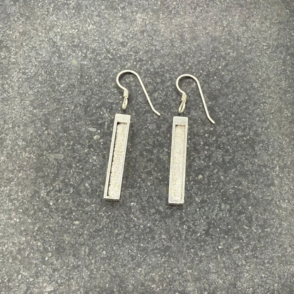 Bar - Atlas' Pillar - Earring Blanks - Sterling Silver - Patrick Adair Supplies