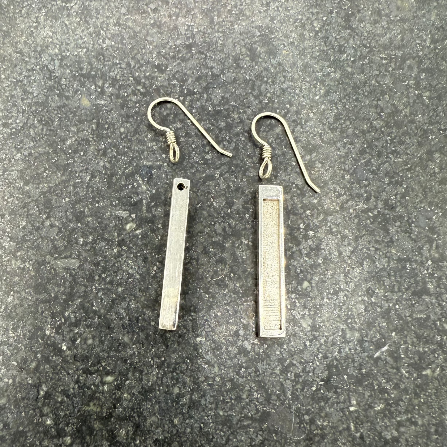 Bar - Atlas' Pillar - Earring Blanks - Sterling Silver - Patrick Adair Supplies