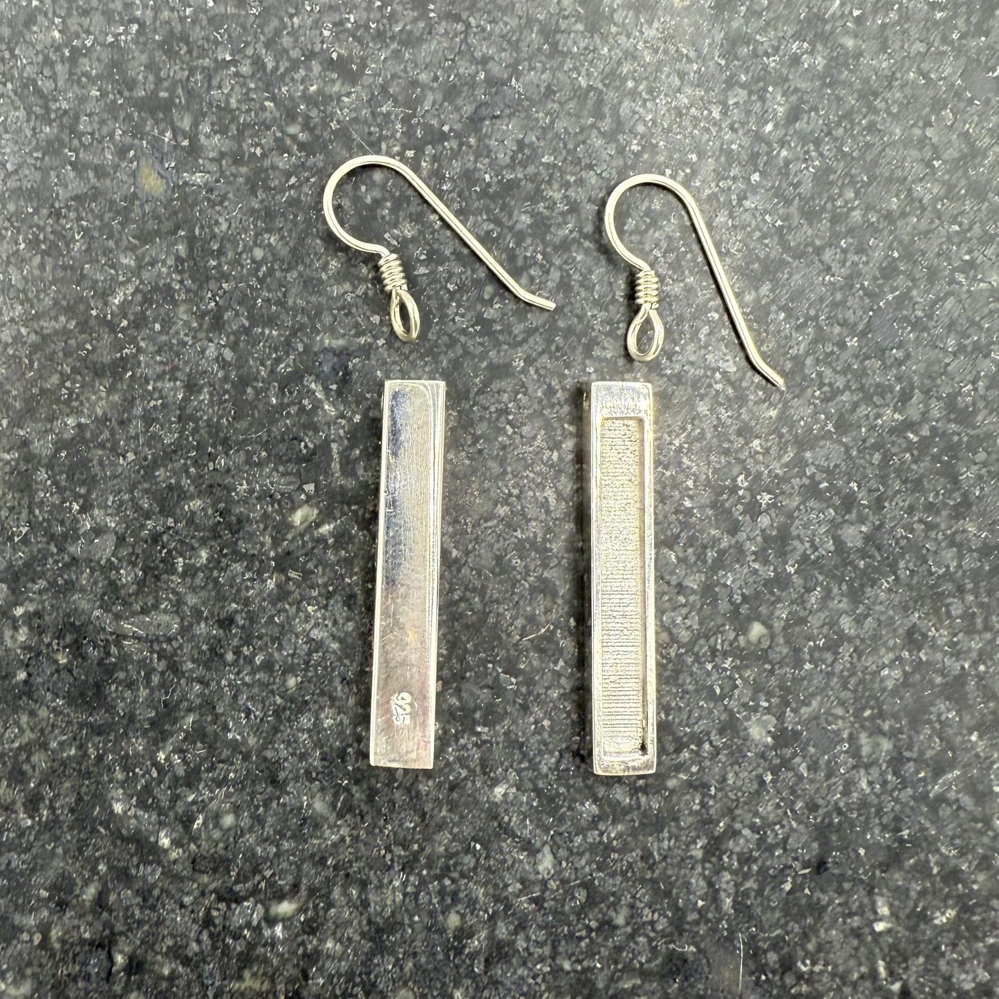 Bar - Atlas' Pillar - Earring Blanks - Sterling Silver - Patrick Adair Supplies