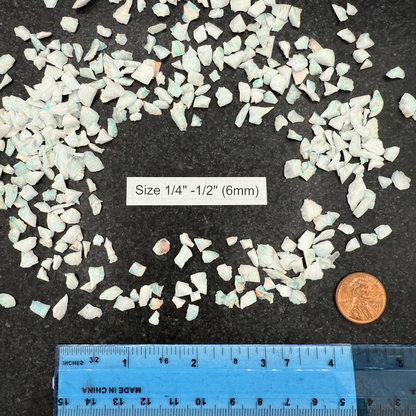 Pearl White Rough Opal Pieces - While Supplies Last