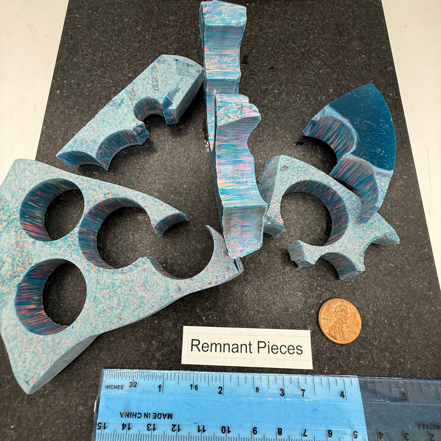 Blue Fire Rough Opal Pieces - While Supplies Last