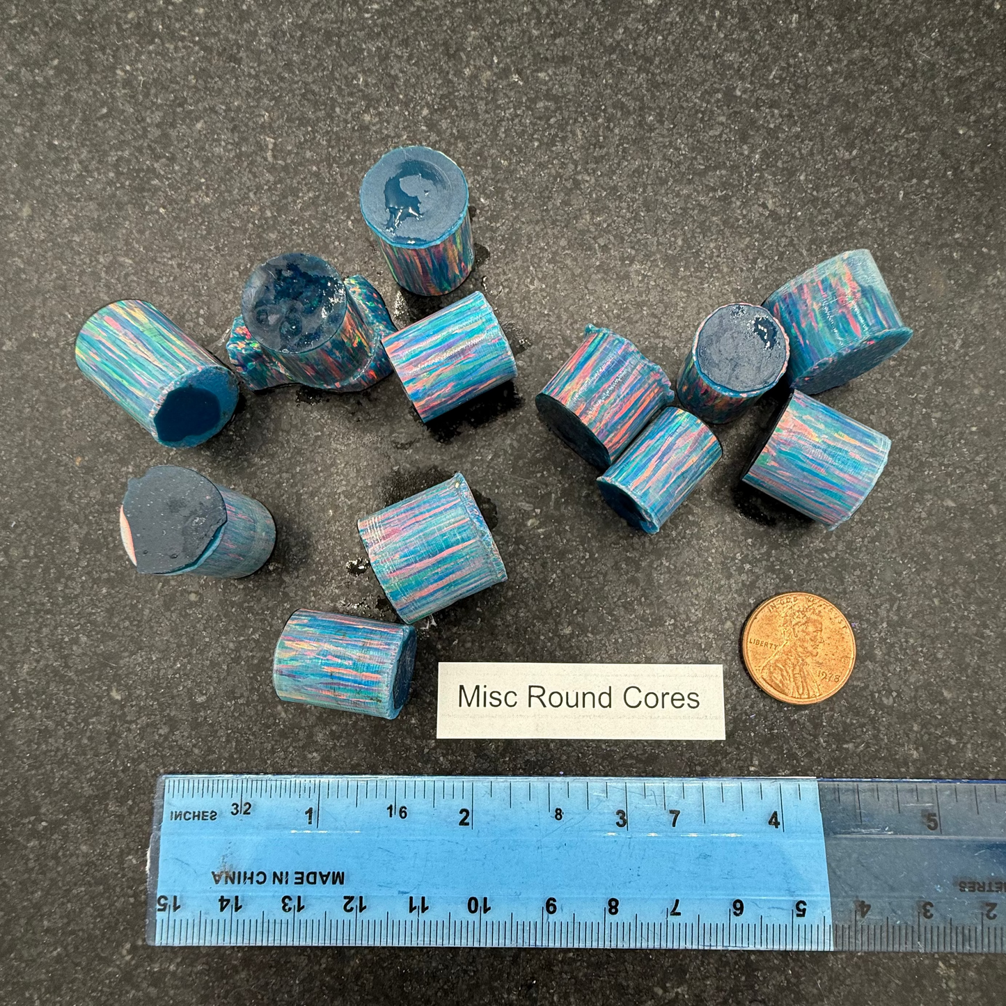 Blue Fire Rough Opal Pieces - While Supplies Last