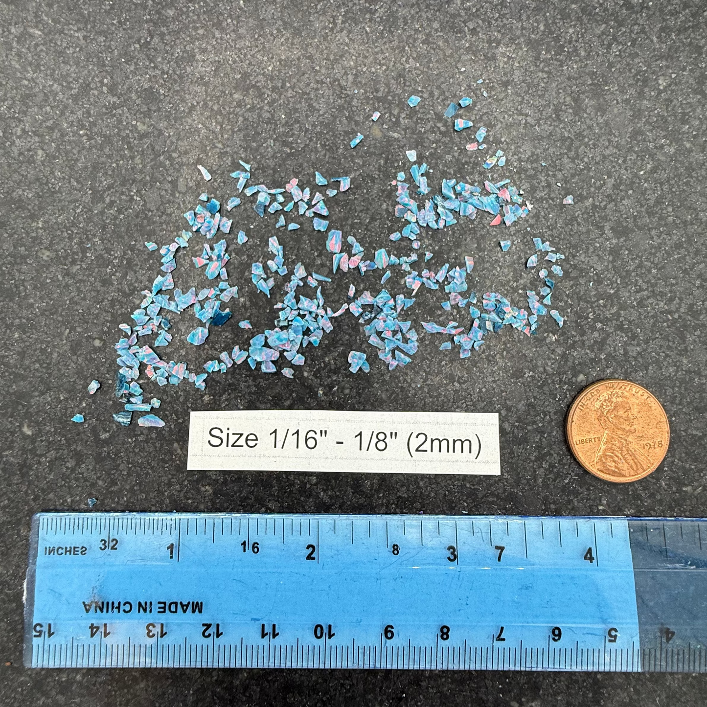 Blue Fire Rough Opal Pieces - While Supplies Last