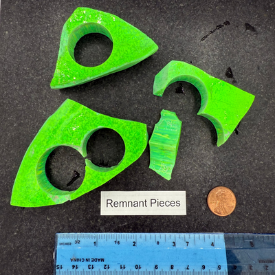 Neon Green Rough Opal Pieces - While Supplies Last