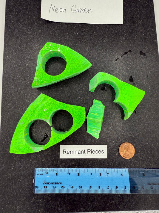 Neon Green Rough Opal Pieces - While Supplies Last