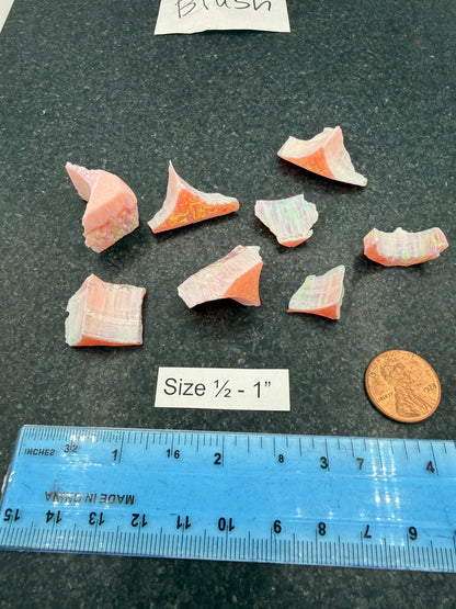 Blush Rough Opal Pieces - While Supplies Last