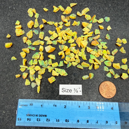 Marigold Rough Opal Pieces - While Supplies Last