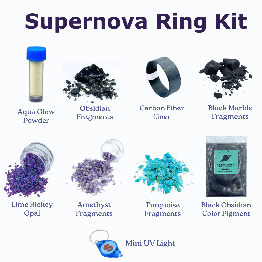 Ring Kits, Jewelry Making Supplies, Glow Ring