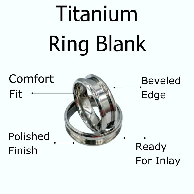 Ring Blanks | Titanium Ring Blanks | Ring Blanks for Inlay – Patrick ...