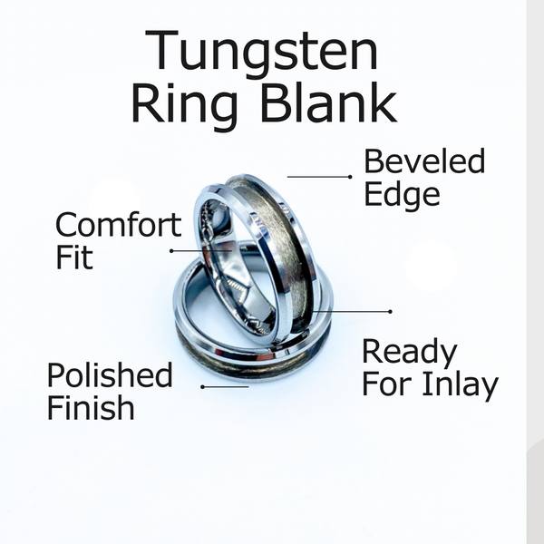 Tungsten Ring Blank | Ring Blanks | Ring Blanks for Inlay – Patrick ...