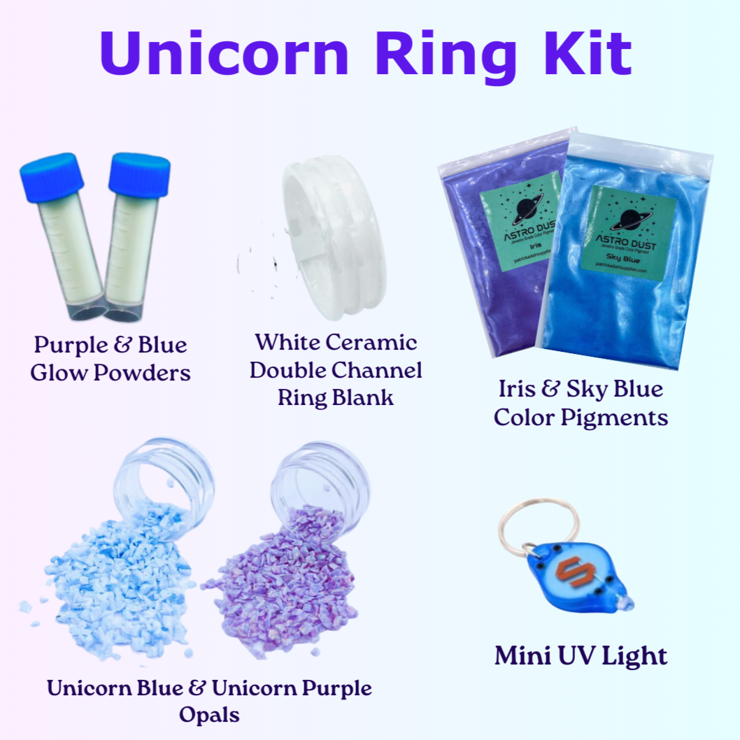 Ring Kits, Jewelry Making Supplies, Glow Ring