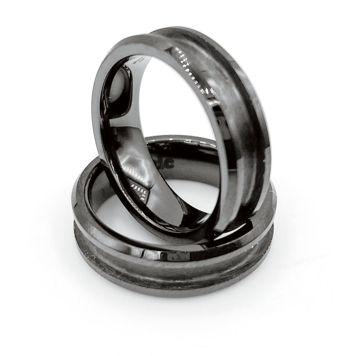 Black Ceramic Ring Blank