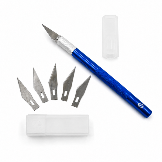 Blue Razor Knife