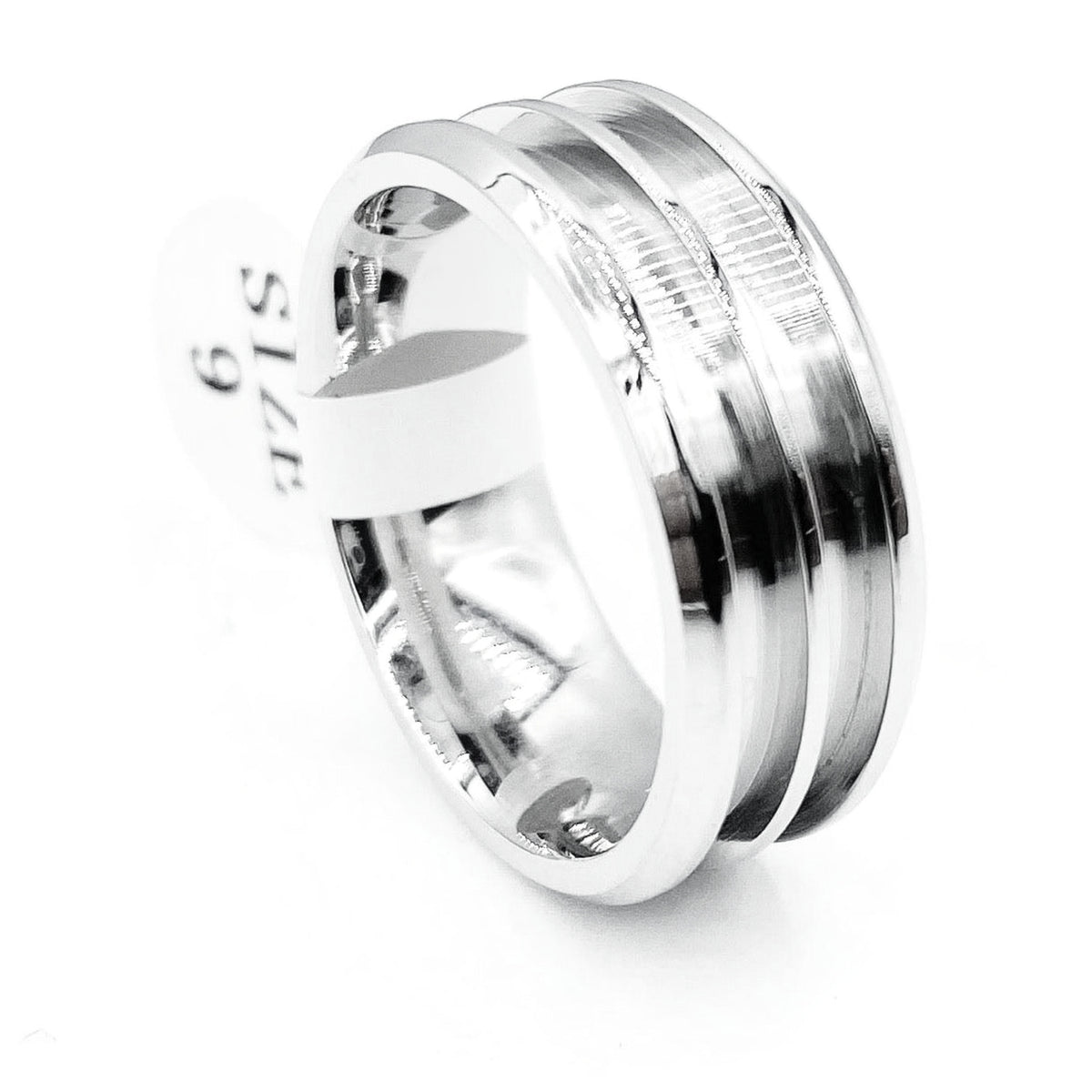 Cobalt Chromium Double-Channel Ring Blanks