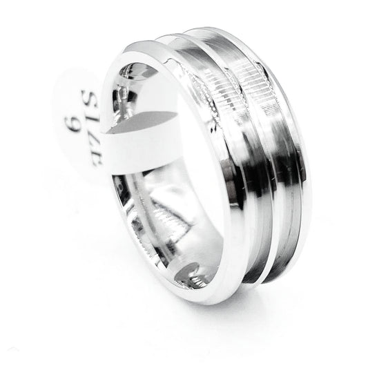 Cobalt Chromium Double-Channel Ring Blanks