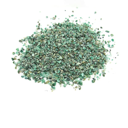 A pile of emerald fragments