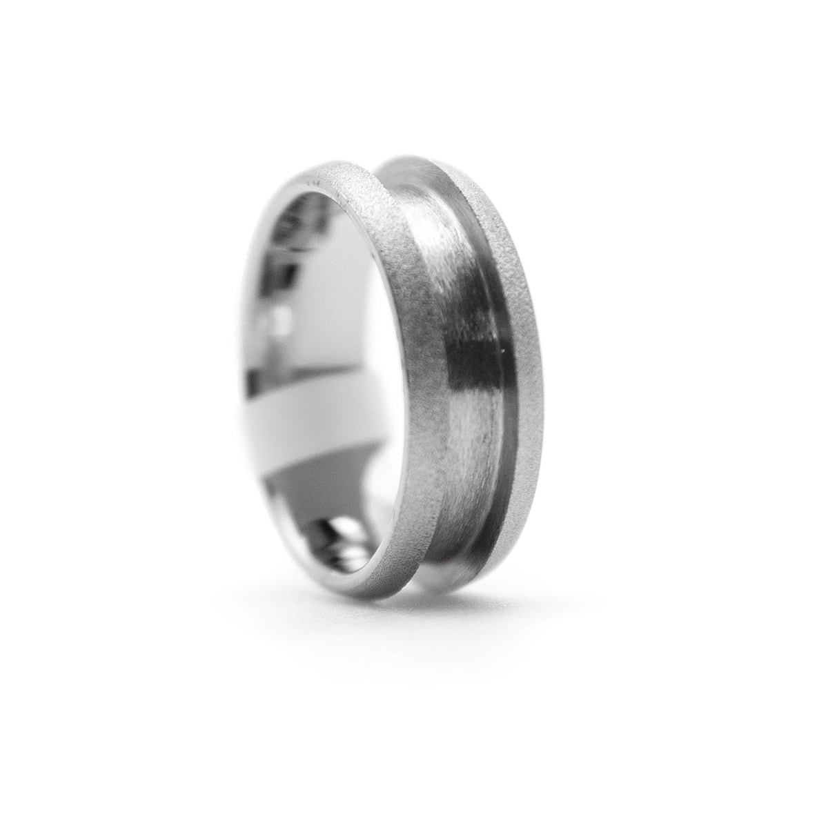 Sanded-Finish Tungsten Ring Blank