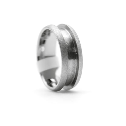 Sanded-Finish Tungsten Ring Blank