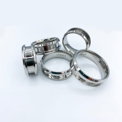 5 Pack - Cobalt Chromium Ring Blank
