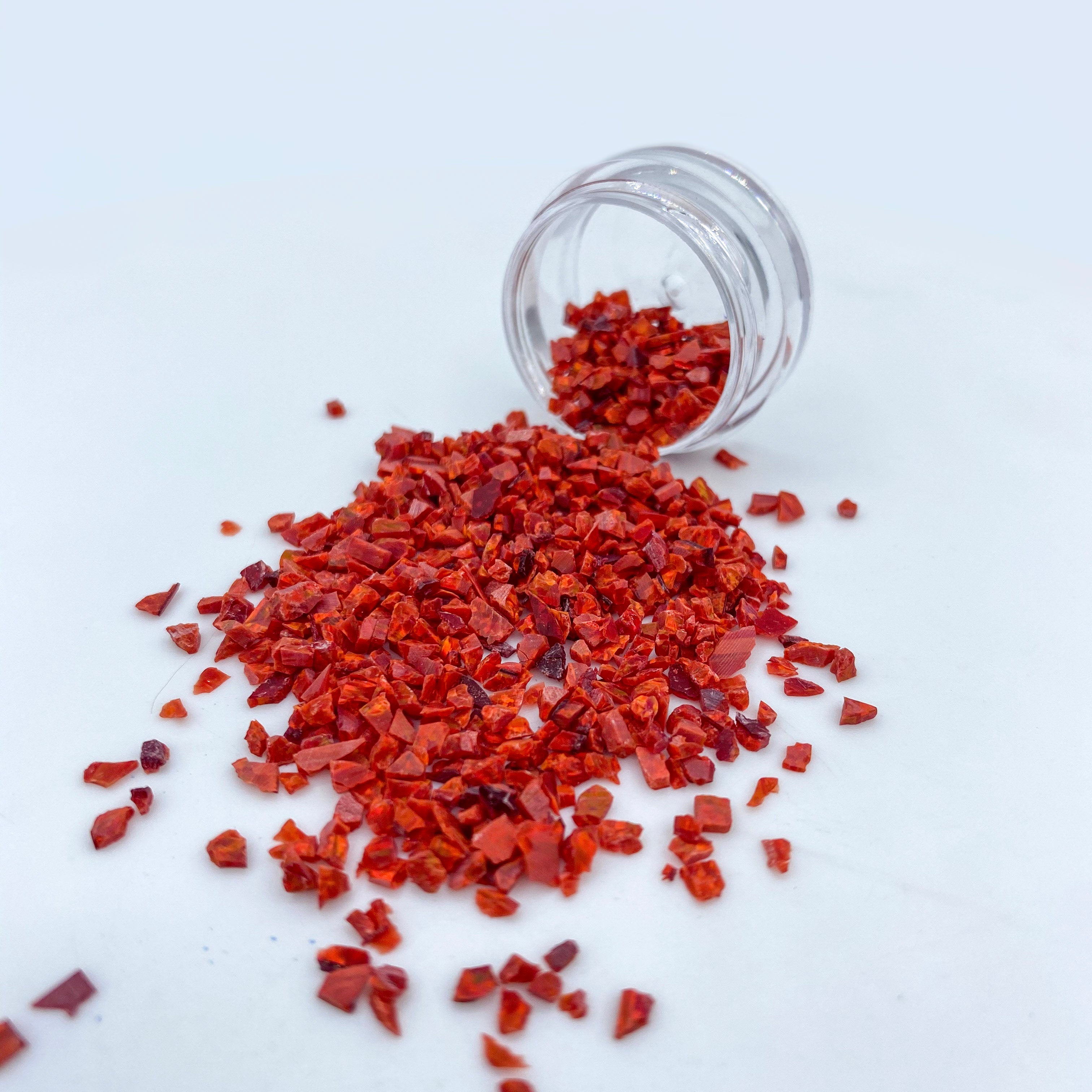 Crushed Red Opal | Crushed Opal for Inlay | Crushed Opal Rings ...