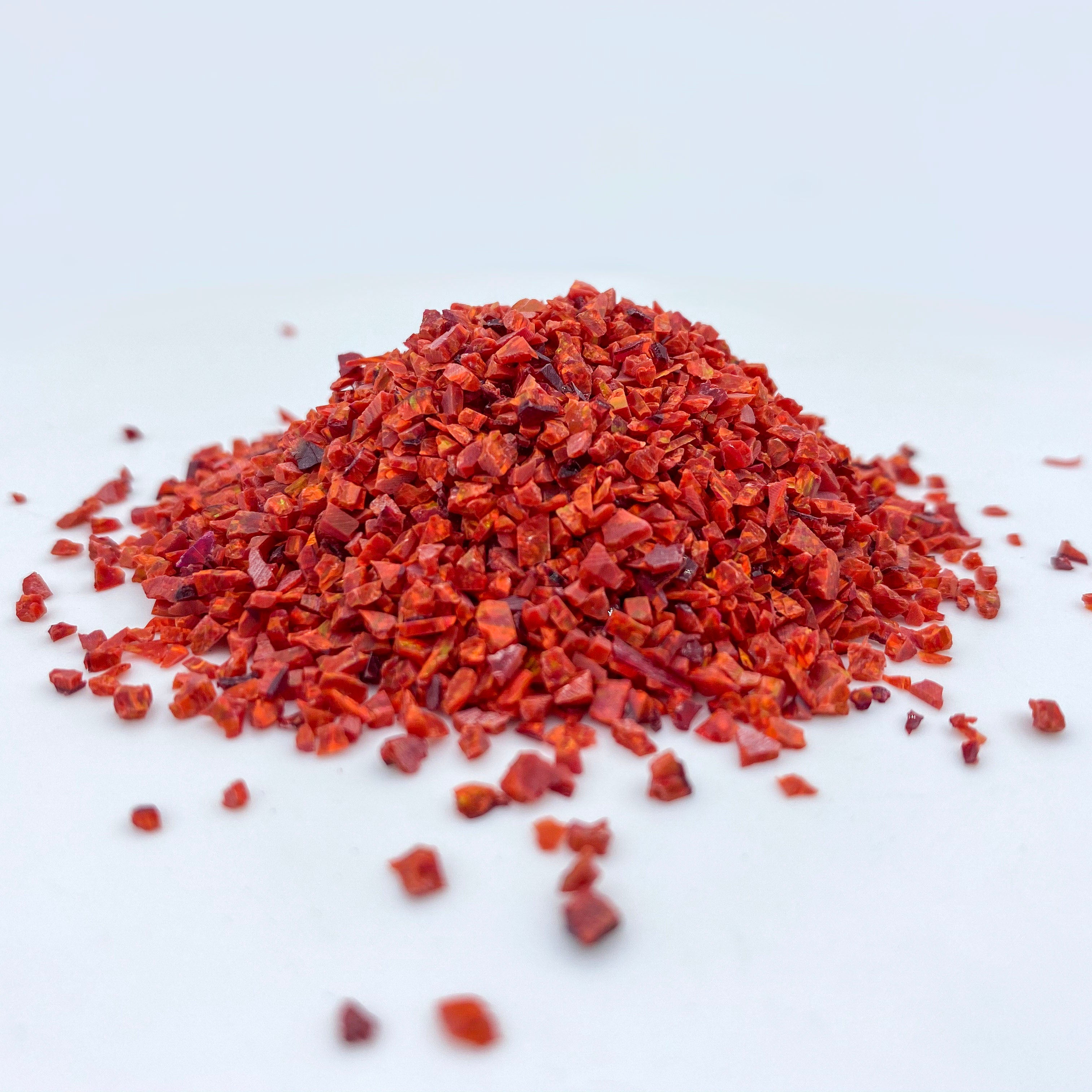 Crushed Red Opal | Crushed Opal for Inlay | Crushed Opal Rings ...