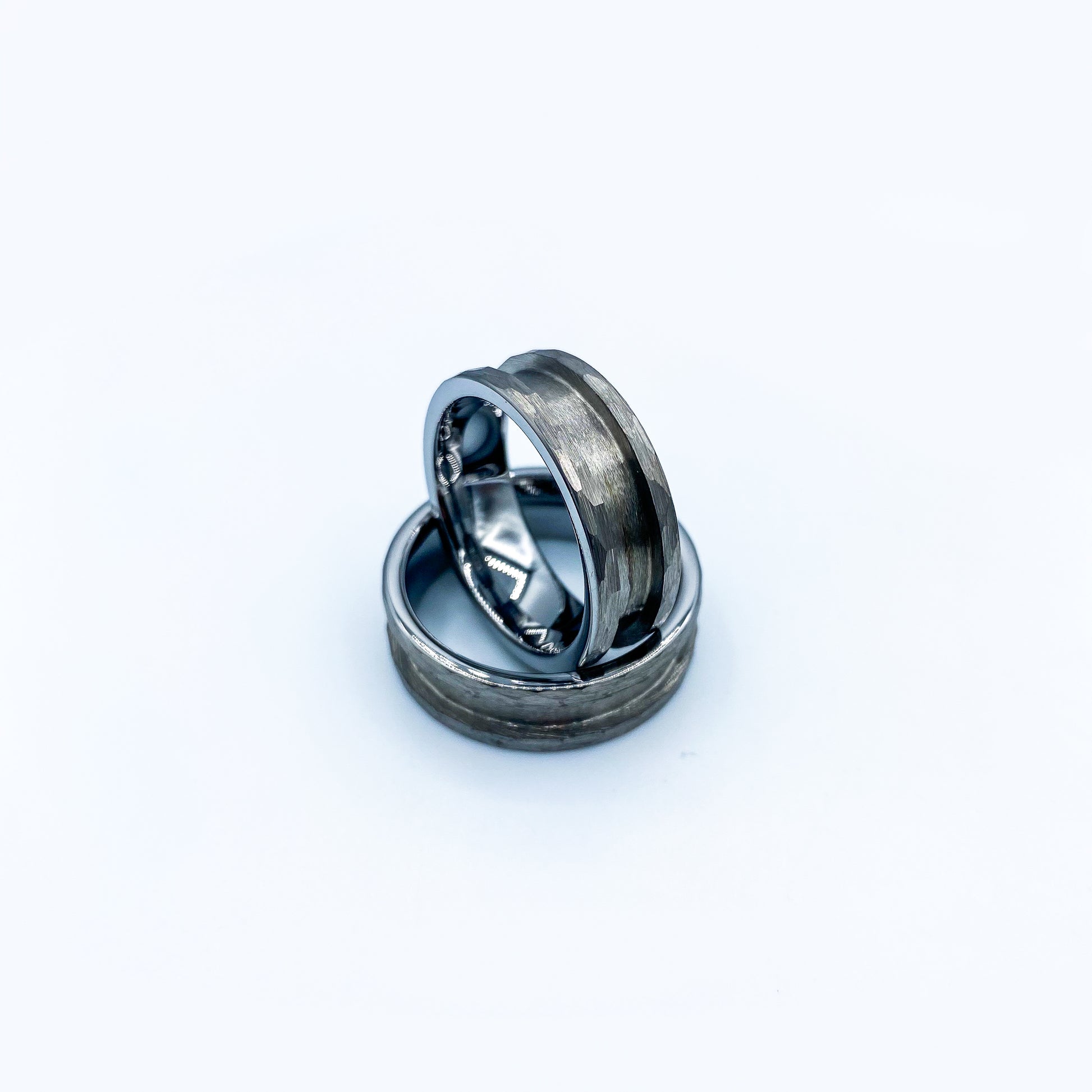 Hammered Tungsten Ring Blank - Patrick Adair Supplies