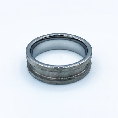 10 Pack - Hammered Tungsten Ring Blank - Patrick Adair Supplies