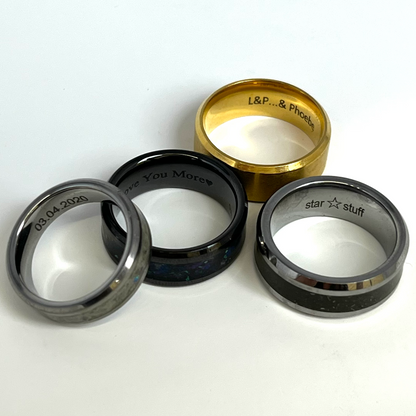 5 Custom Ring Engravings - Patrick Adair Supplies