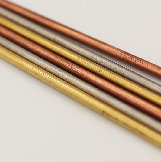 Brass/Copper/Steel Handle Pins 1/8" (Choose one material type) - Patrick Adair Supplies