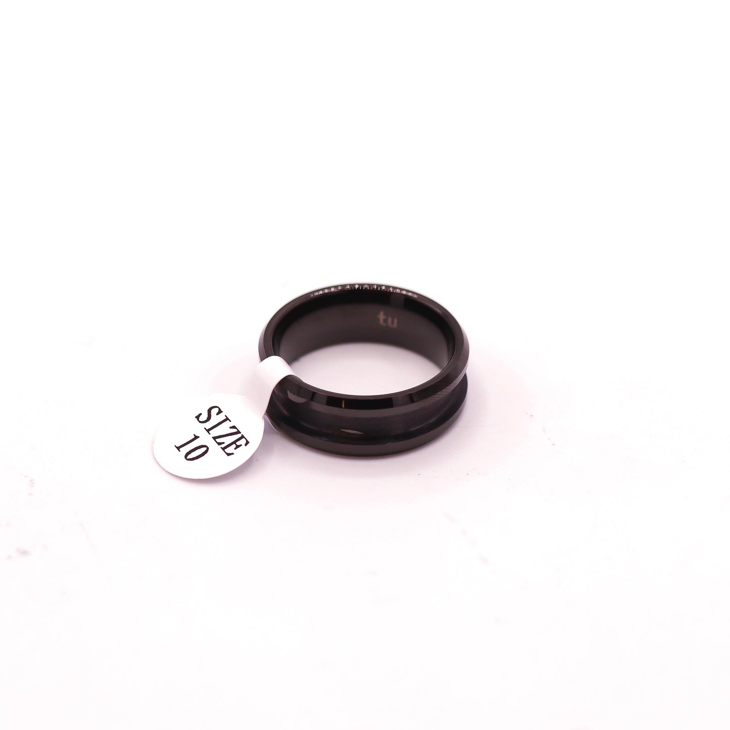 Black-Plated Tungsten Ring Blank - Patrick Adair Supplies