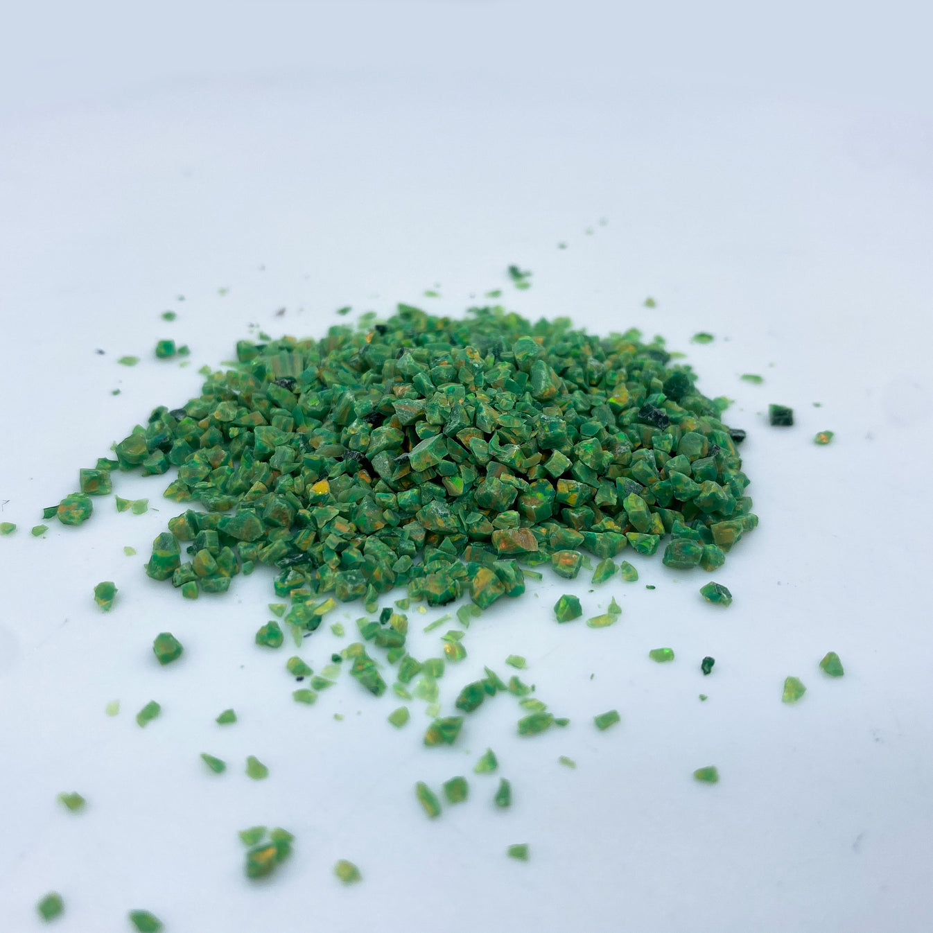 Crushed Green Opal Crushed Opal for Inlay Crushed Opal Rings