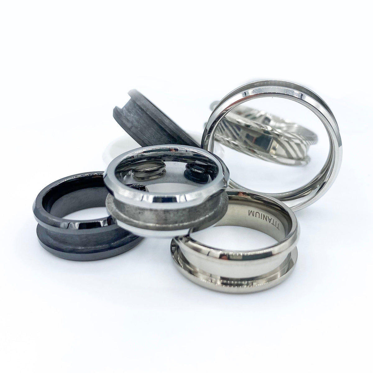 Rings Blanks | Ring Blank Variety Pack | Ring Blanks for Inlay ...