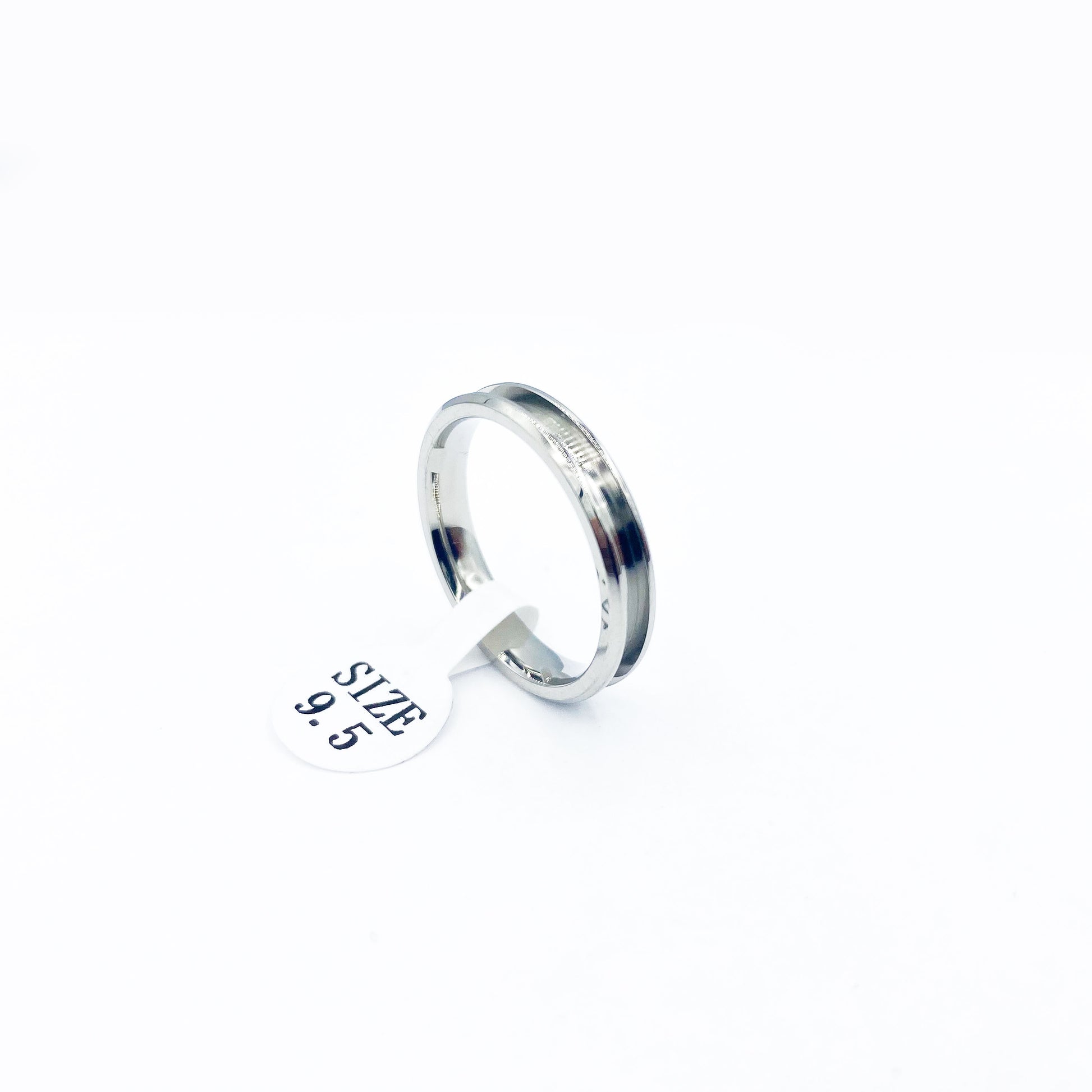 Narrow 4 mm titanium ring blanks ZBL-1201B –