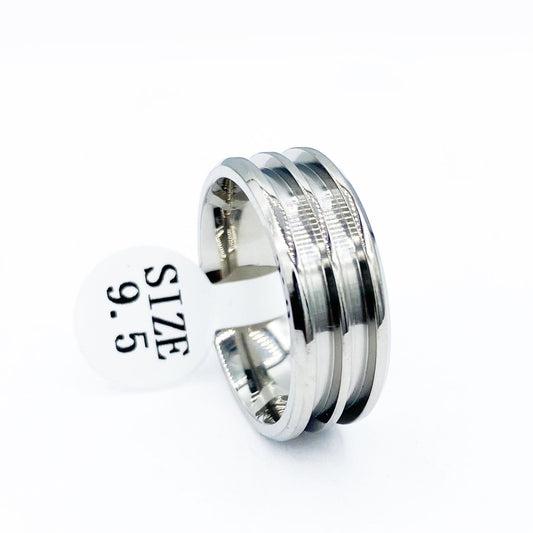 Titanium Double-Channel Ring Blanks - Patrick Adair Supplies