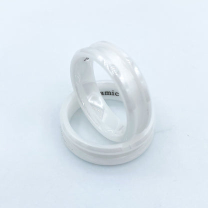White Ceramic Ring Blank - Patrick Adair Supplies
